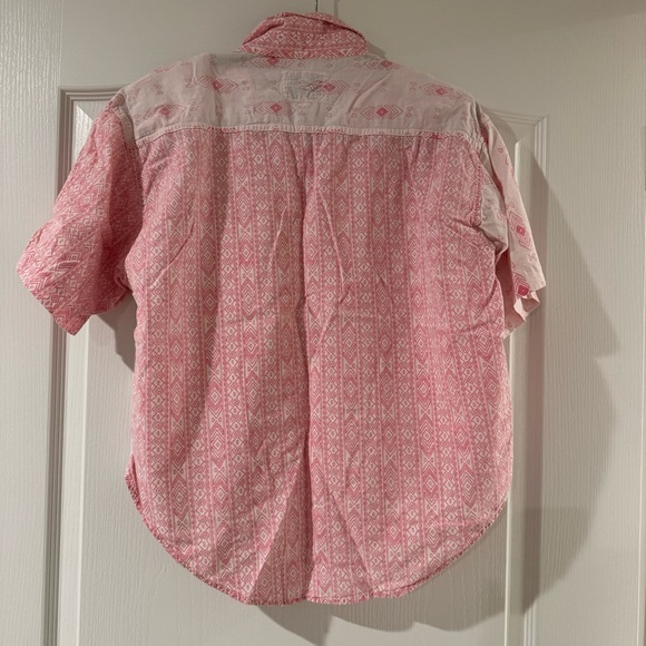 Women’s Vintage Size Small Aztec Abstract Blouse - Picture 5 of 5